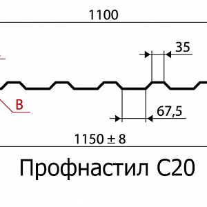 Заборы из профнастила №50