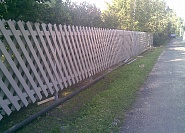 Забор из дерева под ключ - купить деревянный забор по низкой цене за метр №1