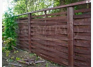 Забор из дерева под ключ - купить деревянный забор по низкой цене за метр №16