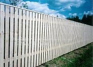Забор из дерева под ключ - купить деревянный забор по низкой цене за метр №19
