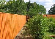Забор из дерева под ключ - купить деревянный забор по низкой цене за метр №25