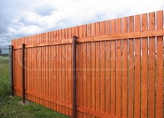 Забор из дерева под ключ - купить деревянный забор по низкой цене за метр №27