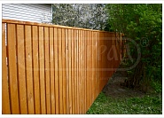 Забор из дерева под ключ - купить деревянный забор по низкой цене за метр №30
