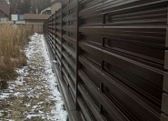 Заборы из металлического евроштакетника под ключ - купить забор из евроштакетника по низкой цене за метр, расчет стоимости работ онлайн №49